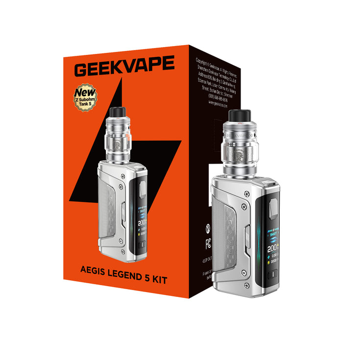 Geekvape Aegis Legend 5 Mod with Z Sub-Ohm Tank 5 Atomizer 5.5/7ml
