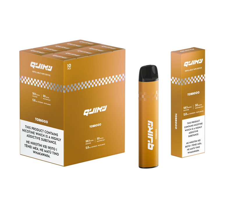 QUIKY Refillable - Tobacco 50mg/mL