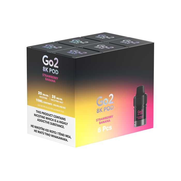 Go2 8K Pods - Strawberry Banana