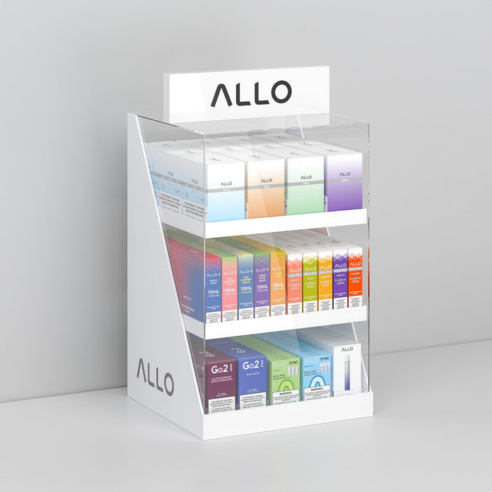 Allo Display w Shelves - Lion Labs Wholesale