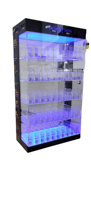 Chosen E-Liquid Illuminated Cabinet with pusher slots - Lion Labs Wholesale