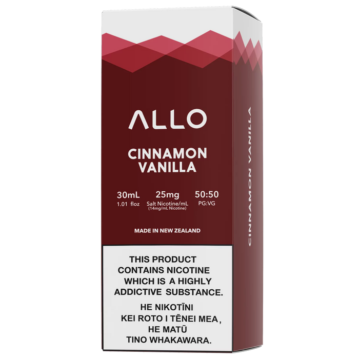 Allo E-Liquid - Cinnamon Vanilla (PKA  Cola)