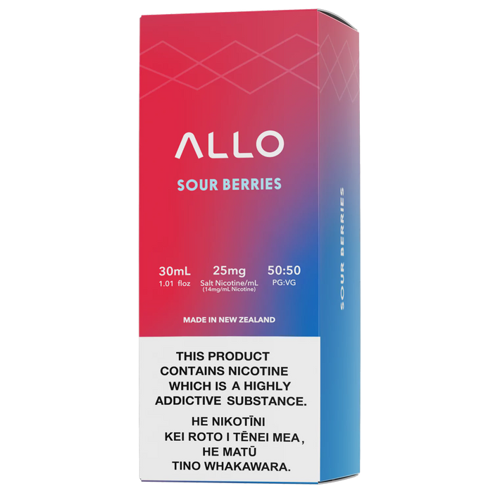 Allo E-Liquid - Sour Berries (PKA  Energy Drink)