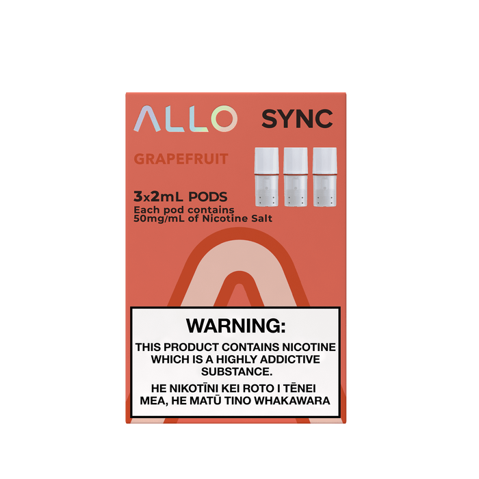 ALLO Sync Pre-filled Pods - Grapefruit (3pcs/pk) - Lion Labs Wholesale
