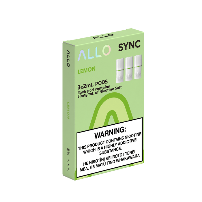 ALLO Sync Pre-filled Pods - Lemon (3pcs/pk) - Lion Labs Wholesale