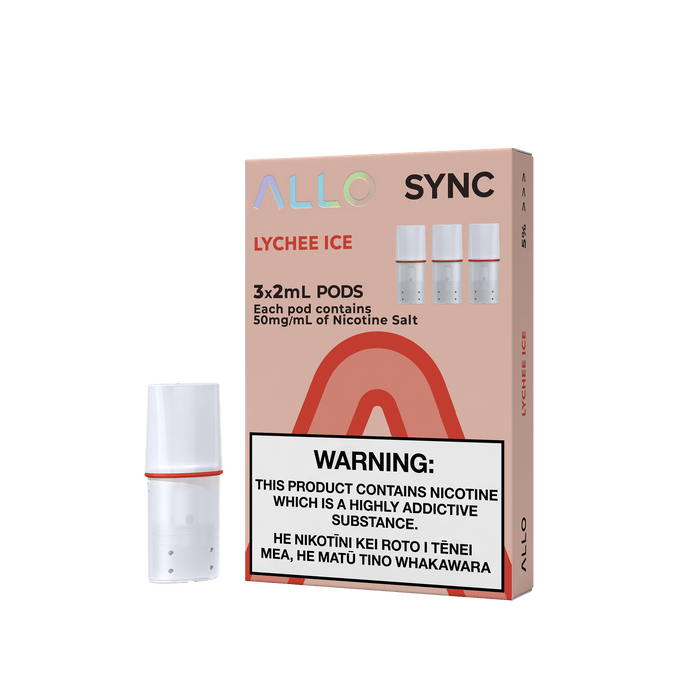 ALLO Sync Pre-filled Pods - Lychee Ice (3pcs/pk) - Lion Labs Wholesale